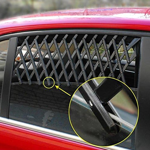 Grilaj de ventilatie universal pentru geamuri auto, Zola, pentru a transporta animalele in masina, din plastic, 117x6 cm, negru Grilaj de ventilatie universal pentru geamuri auto, Zola, pentru a transporta animalele in masina, din plastic, 117x6 cm, negru